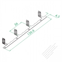 WS-SR-040-4-4 Neutral/ Live Connect Plate