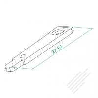 WS-069E Single Plug Pin (UL,PSE )