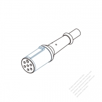 RV, Truck, Trailer  Heavy Duty Vehicle, 7-Female Round-Pin