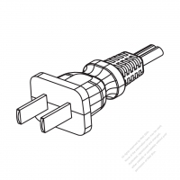 China 2-Pin AC Plug, 6A,10A 250V