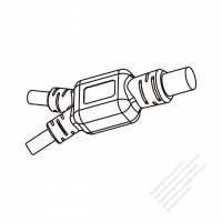 AC Power Cord Strain Relief Unit (SR)  1 to 2, 10AWG*3C, 6AWG*4C