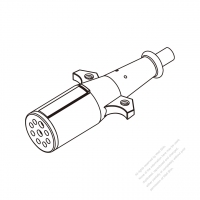 RV, Truck, Trailer  Heavy Duty Vehicle, 9-Female Round-Pin