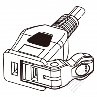 Taiwan AC Connector 2-Pin 10A-15A 125V