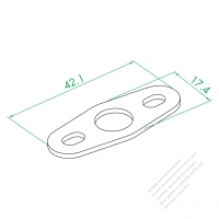 WS-0R-068 Stainless Steel Plate