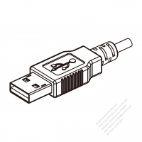 USB 2.0 A Plug, 4-Pin