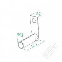 WS-102-2 Left Tube Terminal