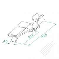 WS-176 Ground Wire Female Terminal