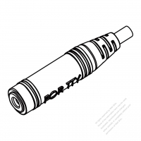 DC Straight One-Pin Connector