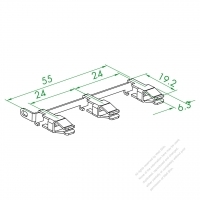 WS-045-3 Neutral/ Live Integrated Style Terminal