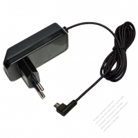 AC/DC 5V 1A Adapter, Europe 2 Pin Plug to Micro USB Elbow Plug with optional cord