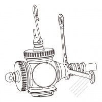 China AC Connector Accessories of WS-326-A 10A 250V