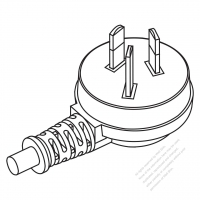 Australia 3-Pin Protector AC Plug, 15A 250V