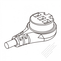 3-Pin Fan Connector (Elbow)