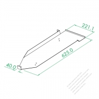 EM-059 Fasten Large Iron Plate