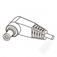 DC Elbow One-Pin Connector