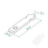 EM-053 Single Plug Pin