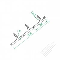 WS-109-22 Triple Type Neutral Wire Connect Bracket