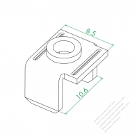 WS-176-1 U Type Wire Clip