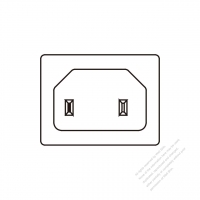 IEC 60320-1 (C18) Appliance Inlet 10A 250V