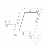 WS-SR-040-4-3 PC Plate Connect Plate