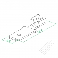 EM-131 187 Male Terminal