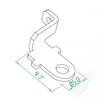 WS-066-F Right Ring Terminal