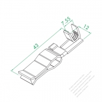 WS-262-A Clip Plate Terminal