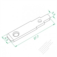 WS-069E Single Plug Pin (CNS )