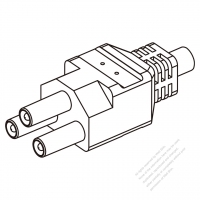 25A, 3-Pin Plug Connector