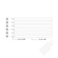 USA/Canada Type AC Power PVC Flat Ribbon-Type Cable UL2877