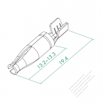 WS-083 O 2.35 Tube Type Terminal