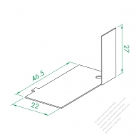 WS-227-21 L Heat Dissipation Plate (46.5x22 )