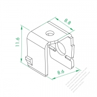 WS-035-8 Switch Right Terminal