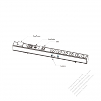 China Type Power Strip Aluminum or Iron, 3-Pin Outlet x 6 & 1 Sheet J, IN/OUT Transformer