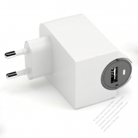 AC/DC, DC/DC 5V 2.4A  AC 2-Pin Korea Plug to CLA Car Charger (Cigarette charger)