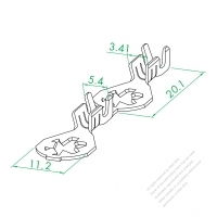 O 5.2 Toothed Ring Terminal