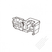 Cable Relief Bushing for: SV&SVT 18AWG*2C/3C; HPD 16AWG*2C,18AWG*2C