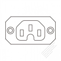 IEC 60320-1 (C16A) Appliance Outlet 10A/15A