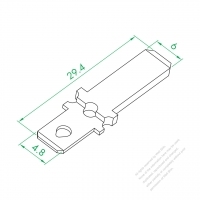 WS-044-7 2*6 Terminal (187# )