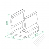 WS-086-4 Fuse Clip