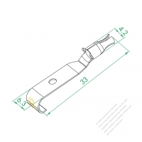 WS-069E-1 New Right Tube Terminal