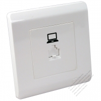 China Wall Plate RJ45 Receptacle