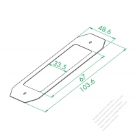 WS-076-C Stainless Plate