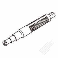 DC Straight One-Pin Connector