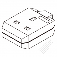 UK AC Connector 3-Pin 6A/ 10A/ 13A 250V