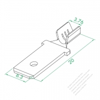 250 Male Terminal (EM-167-M )