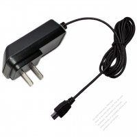 AC/DC 5V 1A Adapter, China 2 Pin Plug to Mini USB  Straight Plug with optional cord