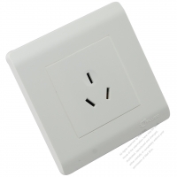 China Wall Plate Receptacle for 3-Pin x 1, 10A