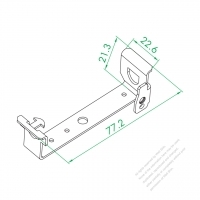 S-043-2-2 Ground Wire Connect Plate