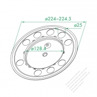 EM-149 Cable Reel Left Iron Plate